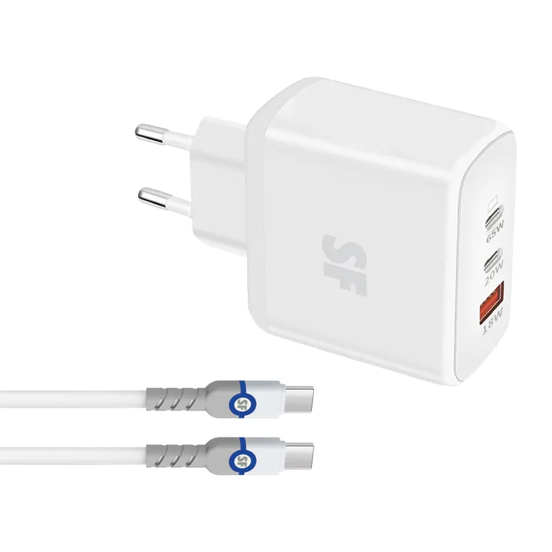 Supa-Fly 65W GaN Wall Charger White