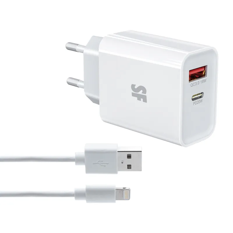 Supa-Fly PD Wall Charger White