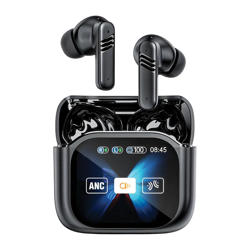 Supa-Fly Signature TWS Earbuds with LCD Display Black