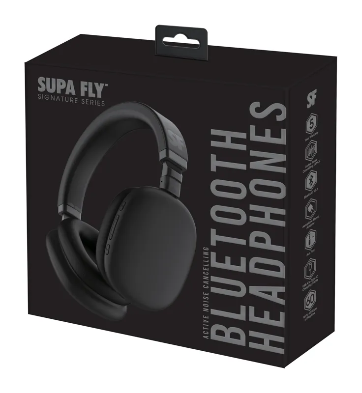 Supa-Fly Over-Ear Headphones Titanium